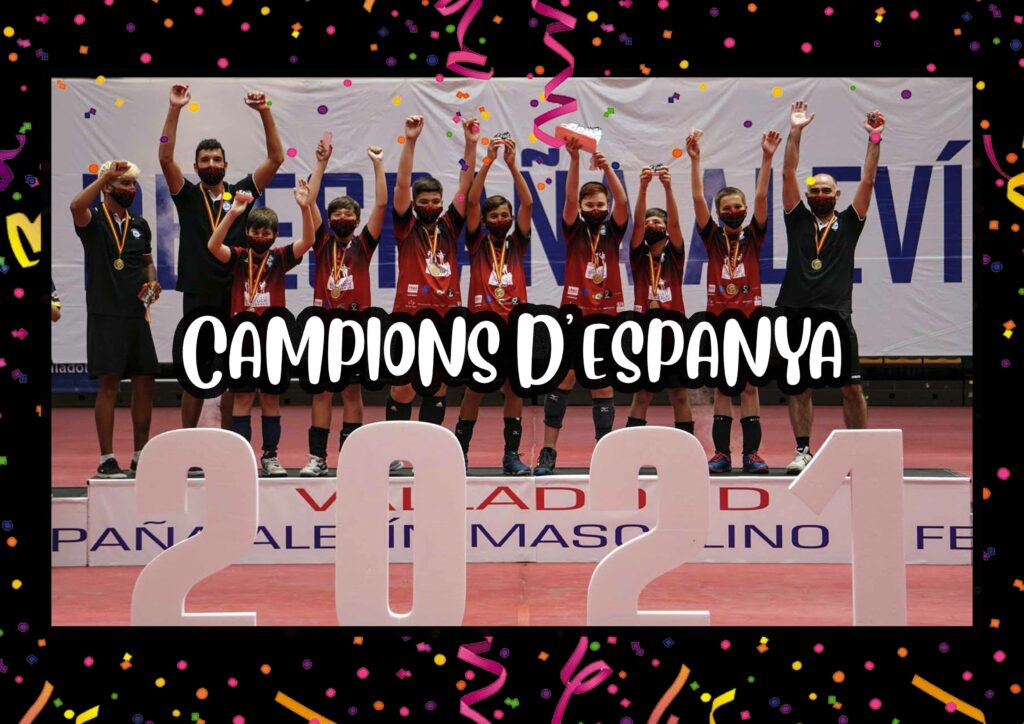 CAMPIONS D’ESPANYA ALEVÍ 2021!!!